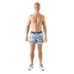 Men's Beach Break 5" Running Shorts - Majoica Blue Donuts