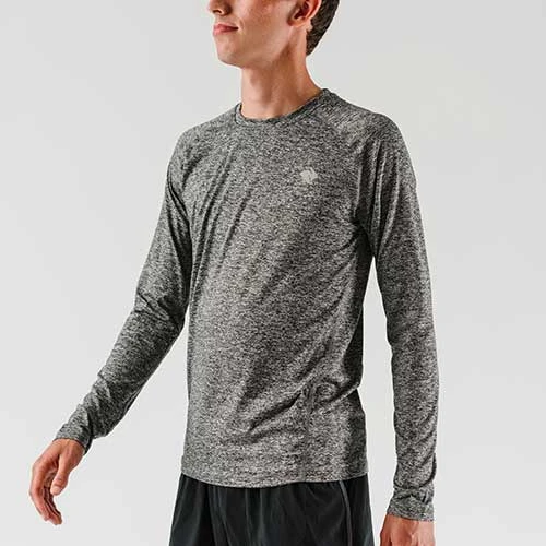 Men's EZ Tee Long Sleeve - Charcoal 3 Men's EZ Tee Long Sleeve - Charcoal