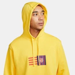 Nike Men's FC Barcelona Club Hoodie -Amarillo/Deep Royal Blue -Daily Flex Shop DX4755 728 PHSYM005 1