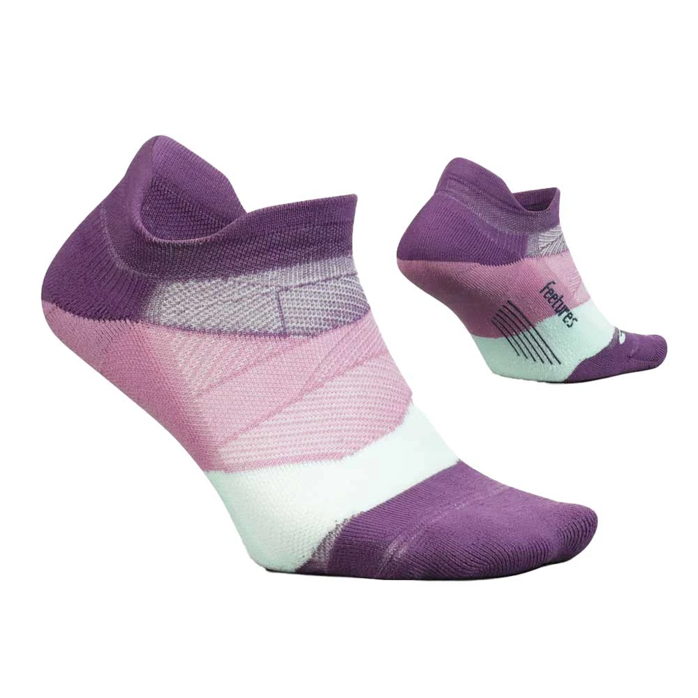 Feetures Unisex Elite Ultra Light No Show Tab Socks - Peak Purple 4 Feetures Unisex Elite Ultra Light No Show Tab Socks - Peak Purple - Image 2