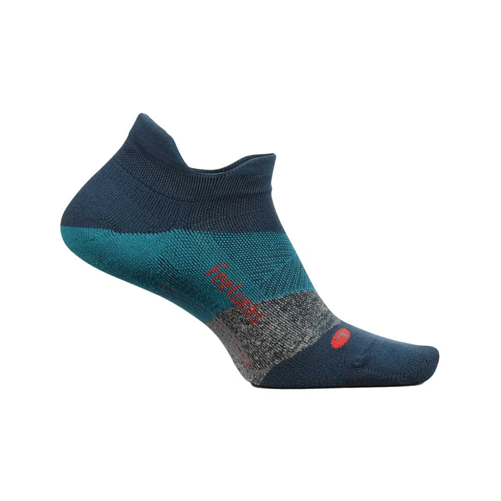 Feetures Unisex Elite Ultra Light No Show Tab Socks - Trek Teal 3 Feetures Unisex Elite Ultra Light No Show Tab Socks - Trek Teal