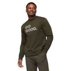 Cotopaxi Men's Do Good Organic Crew Sweatshirt - Woods -Daily Flex Shop F23 M Do Good Organic Crew Sweatshirt Woods 1