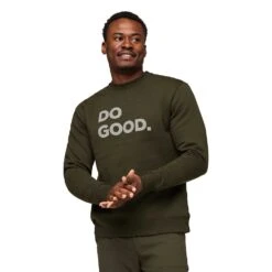 Cotopaxi Men's Do Good Organic Crew Sweatshirt - Woods -Daily Flex Shop F23 M Do Good Organic Crew Sweatshirt Woods 2