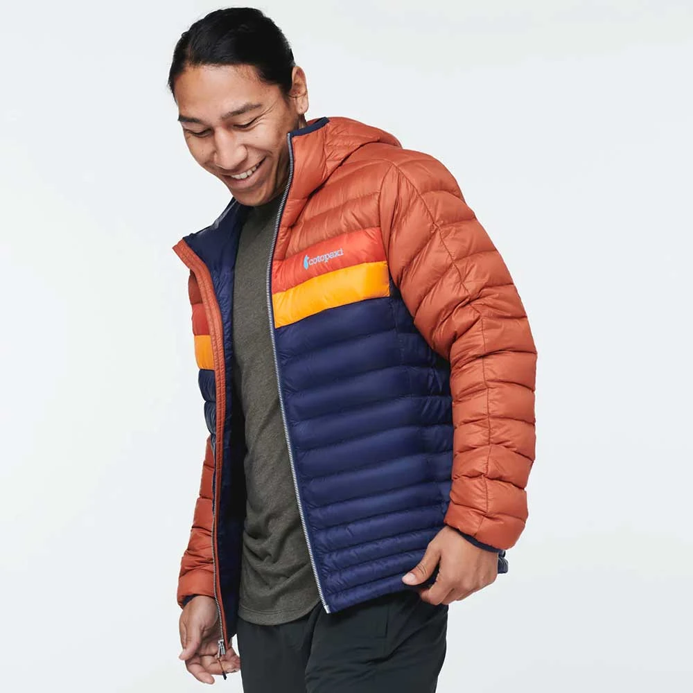 Cotopaxi Men's Fuego Down Hooded Jacket - Spice/Maritime 6 Cotopaxi Men's Fuego Down Hooded Jacket - Spice/Maritime - Image 4
