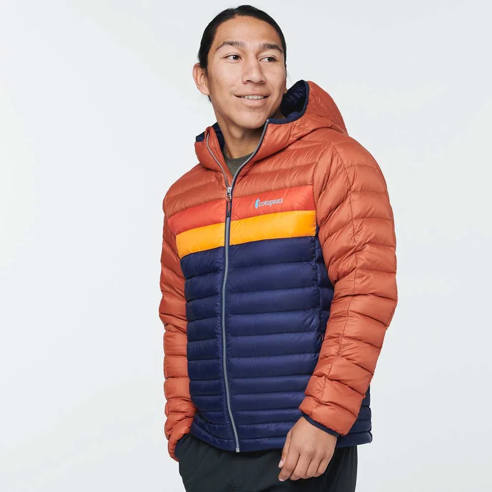 Cotopaxi Men's Fuego Down Hooded Jacket - Spice/Maritime 3 Cotopaxi Men's Fuego Down Hooded Jacket - Spice/Maritime