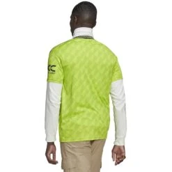 ADIDAS Men's 22/23 Manchester United 3rd Jersey - Semi Solar Slime -Daily Flex Shop HE2981 01