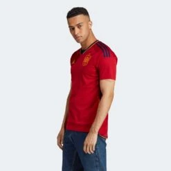ADIDAS Men's Spain 2022 Home Jersey - Team Powder Red 13 ADIDAS Men's Spain 2022 Home Jersey - Team Powder Red -Daily Flex Shop HL1970 22 model