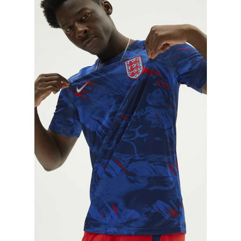 Men's Nike England Pre-Match Top - Blue Void/Game Royal 4 Men's Nike England Pre-Match Top - Blue Void/Game Royal - Image 2