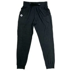 Men's Performance Tech Jogger - Black/Black Woven Gazelle Patch