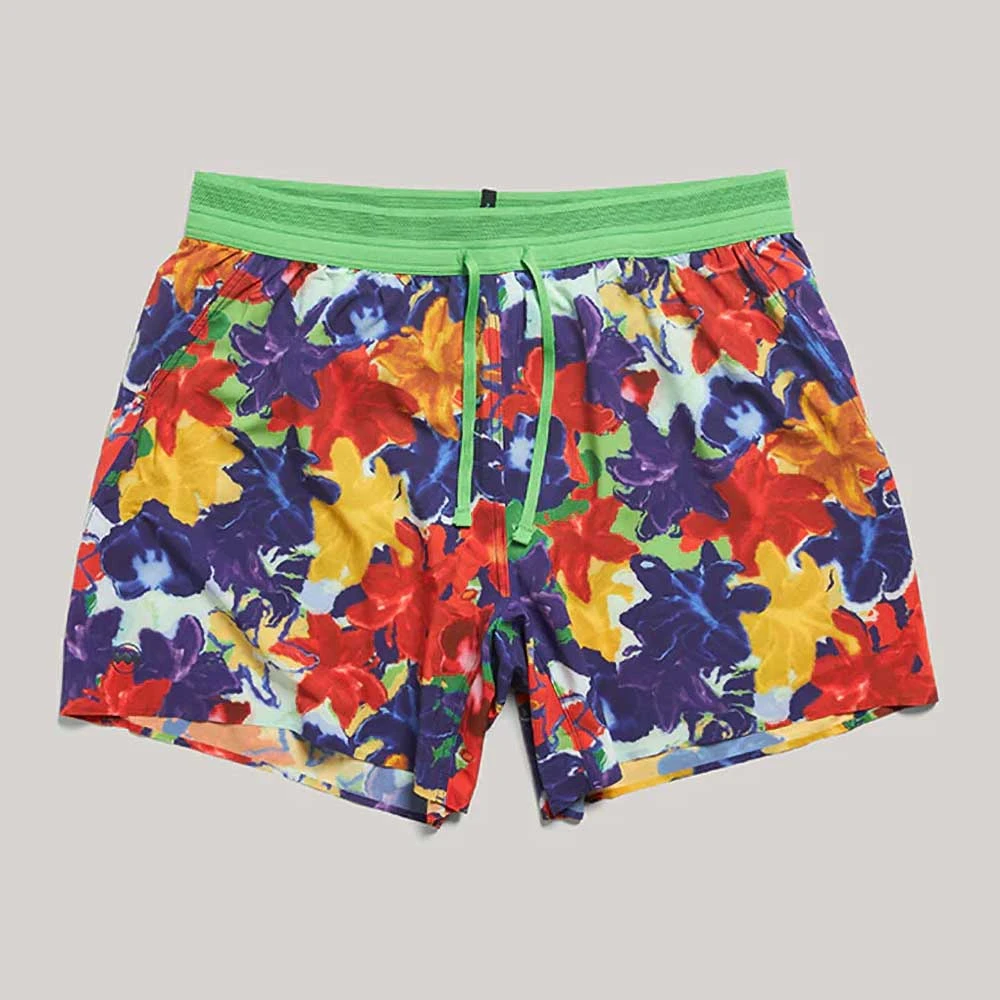 Men's 5in AFO Middle Short - Primary Floral Collage 3 Men's 5in AFO Middle Short - Primary Floral Collage