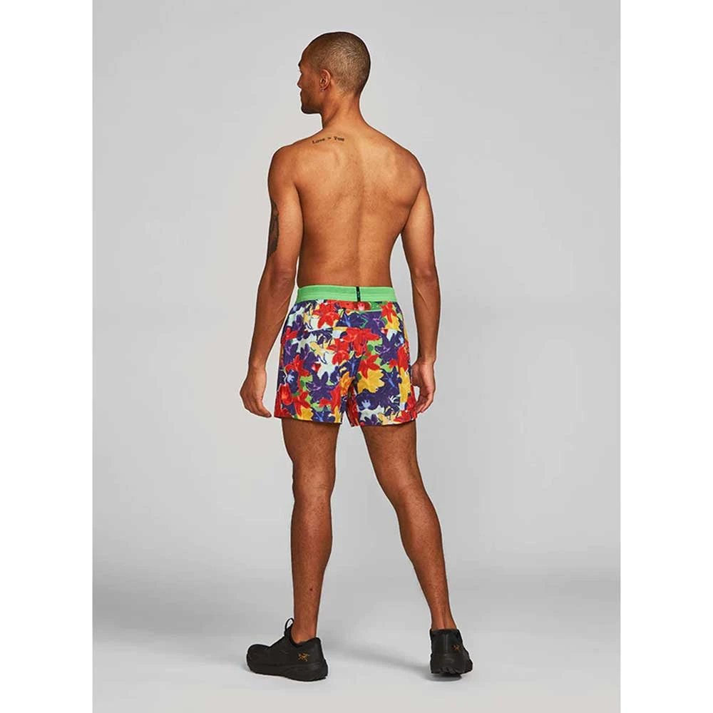 Men's 5in AFO Middle Short - Primary Floral Collage 5 Men's 5in AFO Middle Short - Primary Floral Collage - Image 3