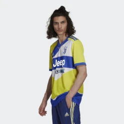 ADIDAS Juventes 21/22 3rd Jersey - Shock Yellow/Hi Res Blue 13 ADIDAS Juventes 21/22 3rd Jersey - Shock Yellow/Hi Res Blue -Daily Flex Shop Juventus 21 22 Third Jersey Yellow GS1439 22 model