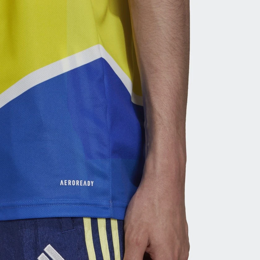 ADIDAS Juventes 21/22 3rd Jersey - Shock Yellow/Hi Res Blue 10 ADIDAS Juventes 21/22 3rd Jersey - Shock Yellow/Hi Res Blue - Image 8