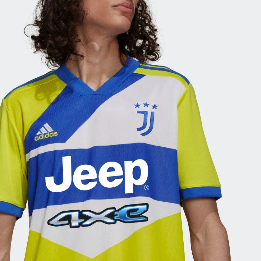 ADIDAS Juventes 21/22 3rd Jersey - Shock Yellow/Hi Res Blue 8 ADIDAS Juventes 21/22 3rd Jersey - Shock Yellow/Hi Res Blue - Image 6