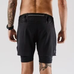 Men's Shredders 2-in-1 5in Short - Black -Daily Flex Shop M SHREDDERS2IN1 5IN DSC07283 2048x 1