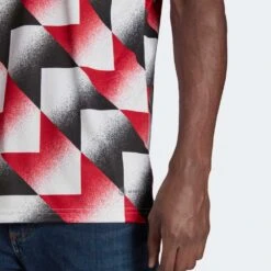 Men's Adidas Manchester United 22/23 Pre Match Shirt - White/Real Red -Daily Flex Shop Manchester United Pre Match Jersey White H56682 42 detail