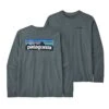 Patagonia Men's Long-Sleeved P-6 Logo Responsibili-Tee - Nouveau Green -Daily Flex Shop POS WBF23 38518 NUVG