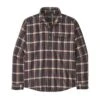 Patagonia Men's Cotton In Conversion Lightweight Fjord Flannel Shirt - Major: Ink Black