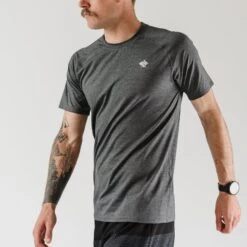 Men's EZ Tee Perf Short Sleeve Top - Charcoal -Daily Flex Shop RM158 10 4 1