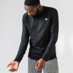 Men's EZ Tee Perf Long Sleeve Top - Black 8 Men's EZ Tee Perf Long Sleeve Top - Black -Daily Flex Shop RM195 1.2 1