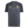ADIDAS Men's REAL Tiro Train Jersey - Carbon -Daily Flex Shop Real Madrid Tiro 23 Training Jersey Grey IB0040 01 laydown