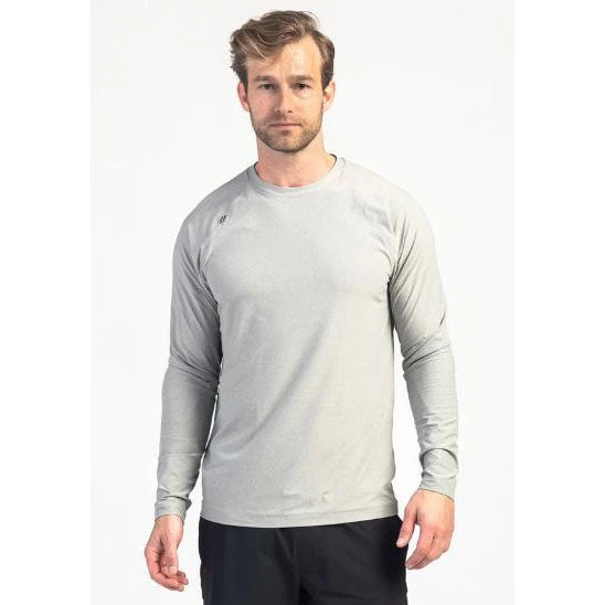 Men's Reign Long Sleeve Shirt - Light Grey Heather 3 Men's Reign Long Sleeve Shirt - Light Grey Heather