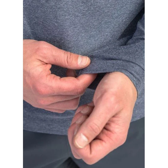 Men's Reign Long Sleeve Top - Light Grey Heather 6 Men's Reign Long Sleeve Top - Light Grey Heather - Image 4