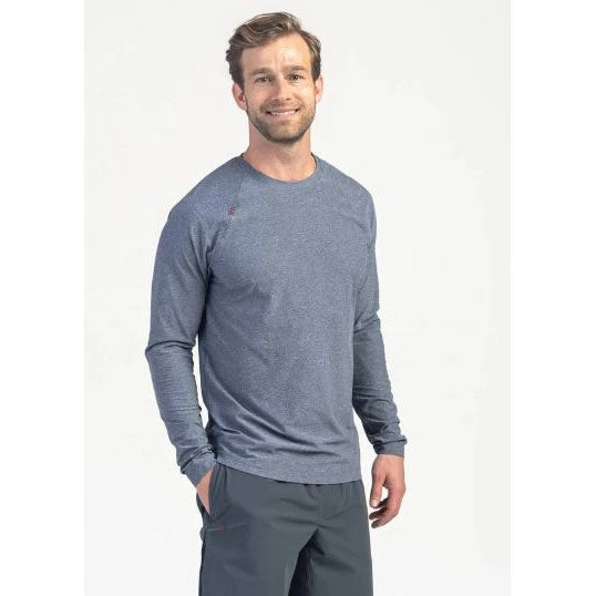 Men's Reign Long Sleeve Top - Light Grey Heather 3 Men's Reign Long Sleeve Top - Light Grey Heather