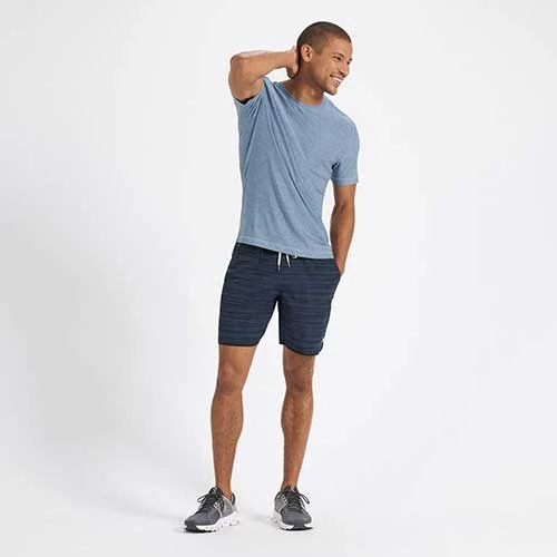 Vuori Strato Tech Tee - Cloud Heather 7 Vuori Strato Tech Tee - Cloud Heather - Image 5