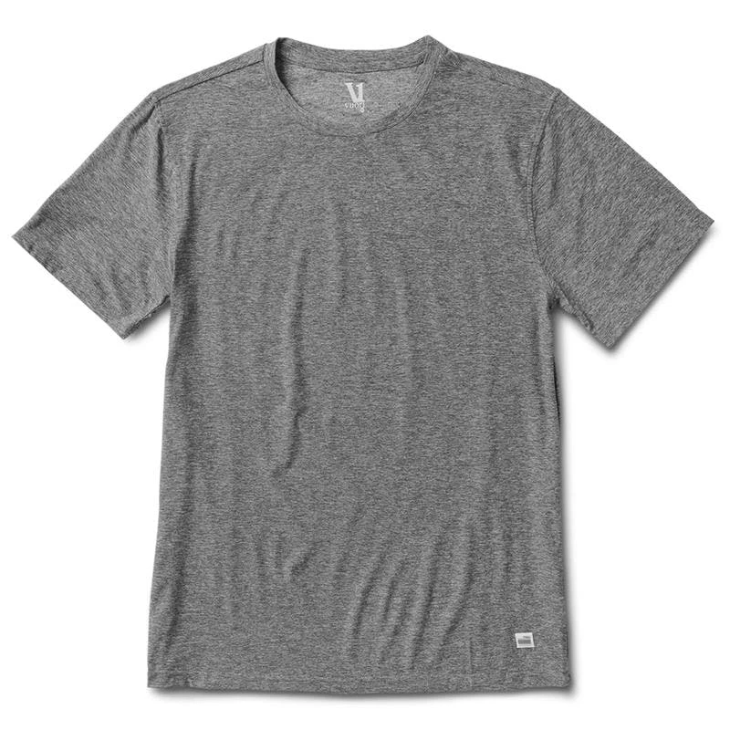Vuori Men's Strato Tech T-Shirt - Heather Grey 3 Vuori Men's Strato Tech T-Shirt - Heather Grey