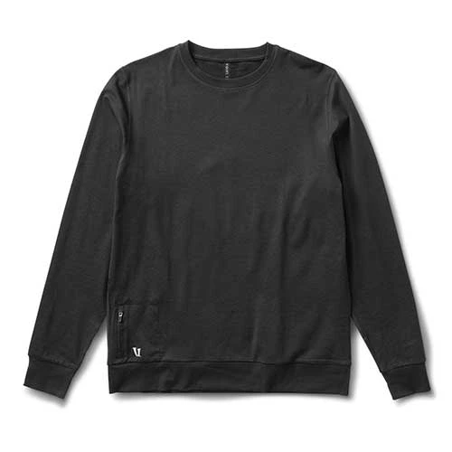 Vuori Ponto Performance Crew - Black Heather 3 Vuori Ponto Performance Crew - Black Heather