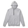 Vuori Men's Ponto Performance 1/2 Zip Hoodie - Platinum Heather