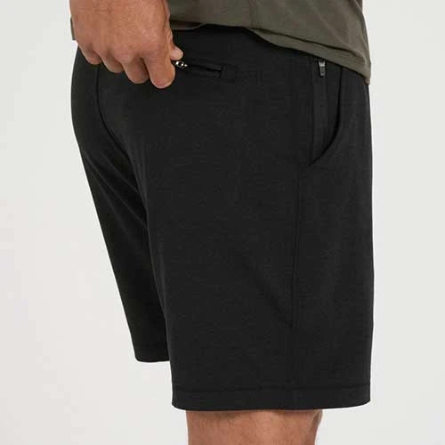 Vuori Men's Ponto Short - Black Heather 9 Vuori Men's Ponto Short - Black Heather - Image 7