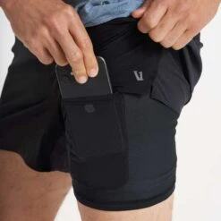 Vuori Men's Course Run Short - Black -Daily Flex Shop V376BLK 1703a 1200x crop center jpg