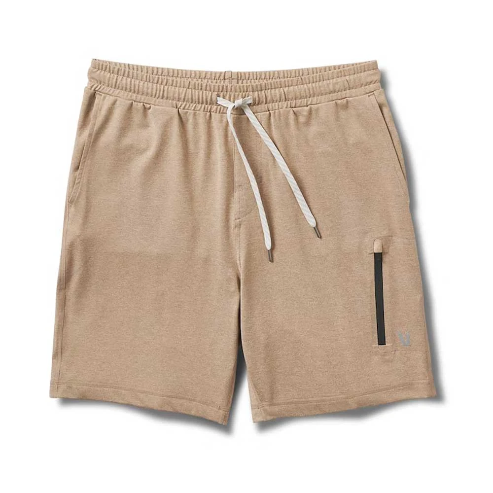 Vuori Men's Sunday Performance Shorts - Camel Heather