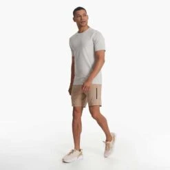 Vuori Men's Sunday Performance Shorts - Camel Heather -Daily Flex Shop V381CMH SP23 M ECOMM SHORTS FULL 3180 1X1 09f393db 12b9 4153 926d d387cb7786ee 1200x crop center jpg