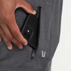 Vuori Men's Sunday Performance Short - Charcoal Heather -Daily Flex Shop V381HCC 0703 1200x crop center jpg