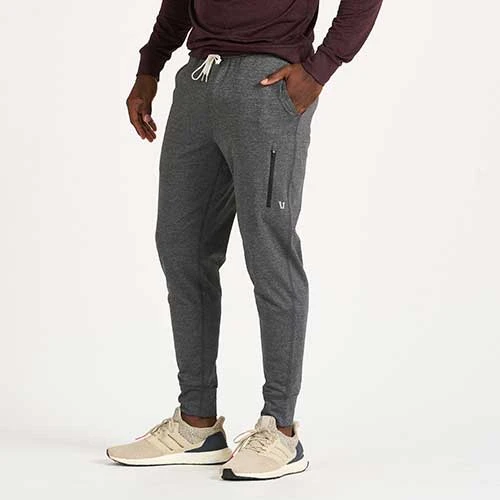 Vuori Men's Sunday Performance Jogger - Charcoal Heather 5 Vuori Men's Sunday Performance Jogger - Charcoal Heather - Image 3