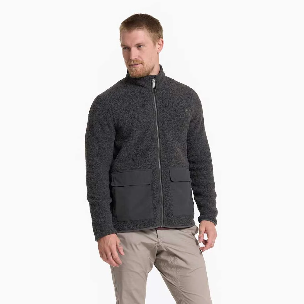 Vuori Men's Idyllwild Sherpa Jacket - Charcoal 4 Vuori Men's Idyllwild Sherpa Jacket - Charcoal - Image 2
