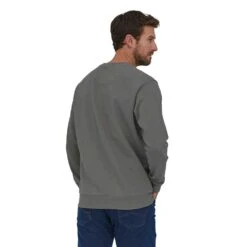 Patagonia Men's Regenerative Organic Certified Cotton Crewneck Sweatshirt - Noble Grey -Daily Flex Shop WBF22 26346 NGRY TM2