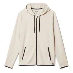 Men's Warm Up Tech Full Zip Hoodie - Stone