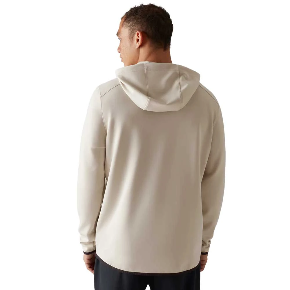 Men's Warm Up Tech Full Zip Hoodie - Stone 6 Men's Warm Up Tech Full Zip Hoodie - Stone - Image 4