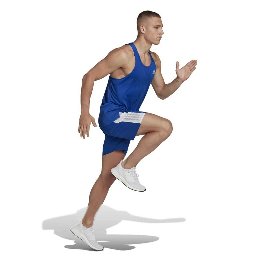 ADIDAS Men's Own The Run Singlet - Team Royal Blue 5 ADIDAS Men's Own The Run Singlet - Team Royal Blue - Image 3