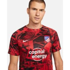 Nike Men's Athletico Madrid Pre-Match Short Sleeve - Sport Red 7 Nike Men's Athletico Madrid Pre-Match Short Sleeve - Sport Red -Daily Flex Shop atletico madrid mens dri fit pre match soccer top dF7PQ6 3