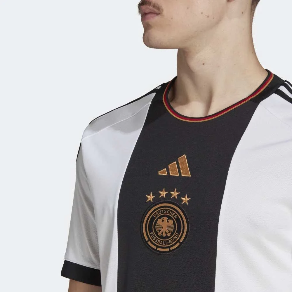 ADIDAS Men's Germany 2022 Home Jersey - White 9 ADIDAS Men's Germany 2022 Home Jersey - White - Image 7