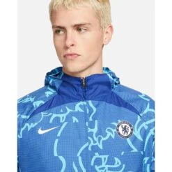 Nike Men's Chelsea AFW Soccer Jacket - Rush Blue/Chlorine Blue -Daily Flex Shop chelsea fc awf football jacket vNBw82 1