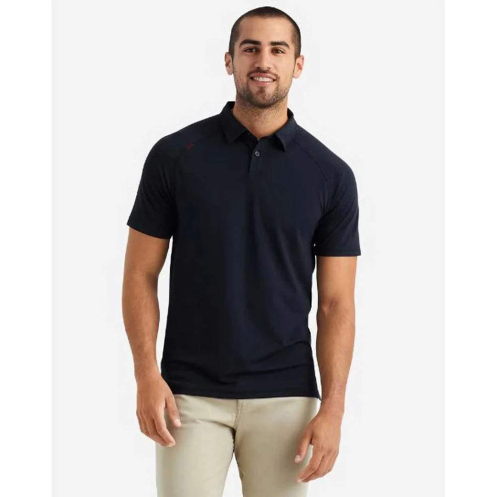 Men's Delta Pique Polo - Black 6 Men's Delta Pique Polo - Black - Image 4