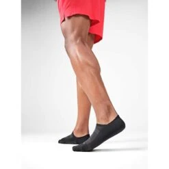 Feetures Unisex Elite Light Cushion Mini Crew Sock- Black -Daily Flex Shop elite invisible black