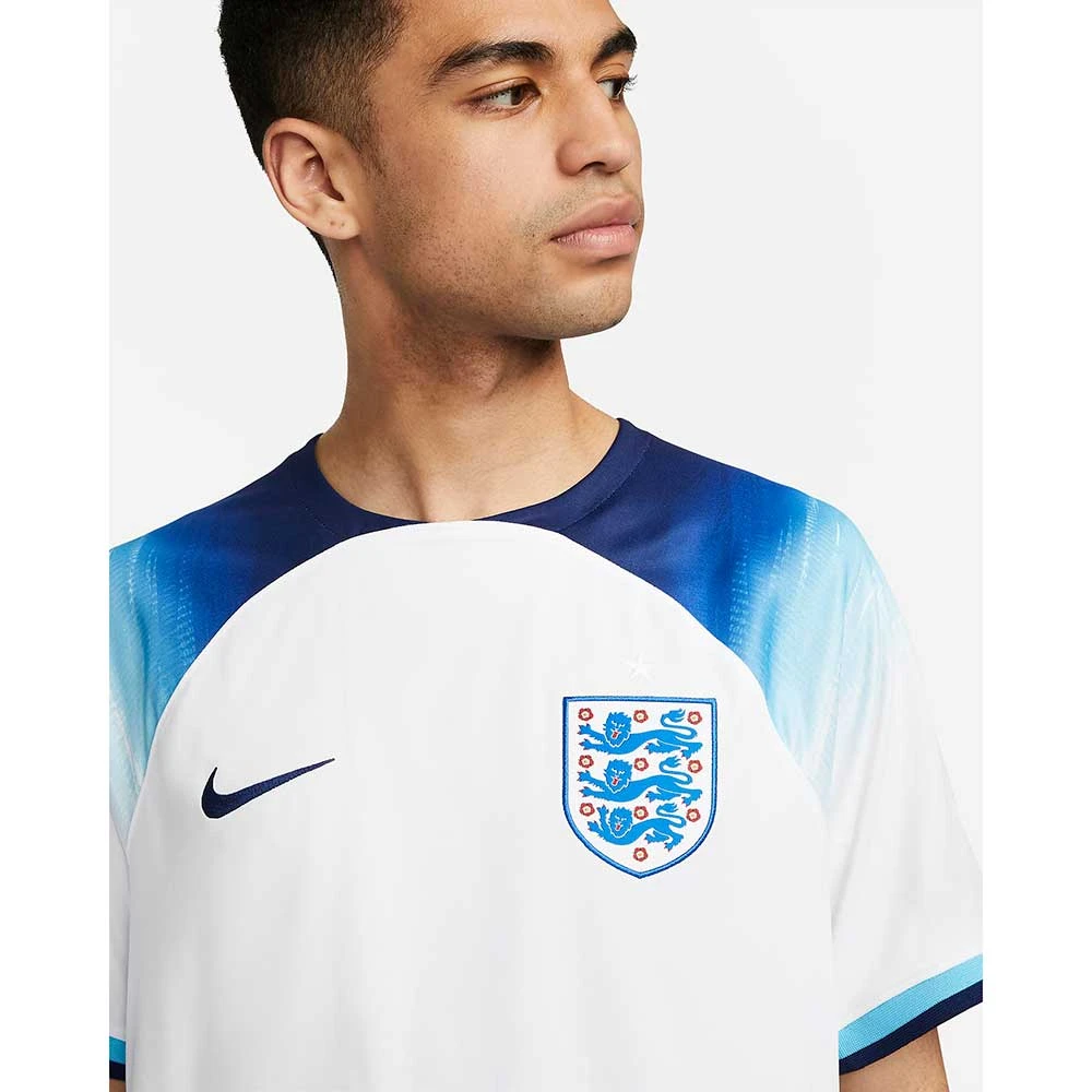 Nike Men's England 2022/23 Dri-FIT Home Stadium Jersey - White/Blue Fury 7 Nike Men's England 2022/23 Dri-FIT Home Stadium Jersey - White/Blue Fury - Image 5