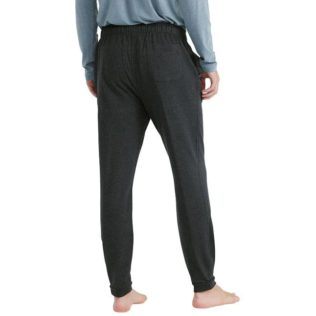 Men's Bamboo Heritage Fleece Jogger - Heather Black 4 Men's Bamboo Heritage Fleece Jogger - Heather Black - Image 2